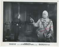 2h0643 ALEC GUINNESS signed 8x10.25 still 1971 as ghost of Jacob Marley with Finney in Scrooge!