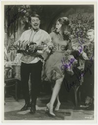 2h0654 ANN-MARGRET signed 8x10.25 still 1966 dancing with accordion player in Made in Paris!