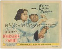 2h0395 4 GIRLS IN WHITE signed LC 1939 by Buddy Ebsen, who lets Una Merkel practice her bandaging!