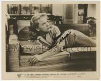 2h0012 ANNE FRANCIS signed letter AND signed 8x10 still 1959 inviting friend to lunch by phone!