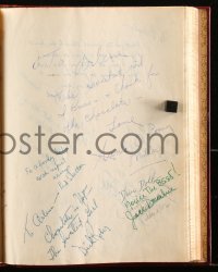 2h0001 WATCH THE BIRDIE signed script 1950 by 49 cast & crew, Arlene Dahl's personal & leatherbound!