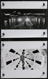 2j1896 2001: A SPACE ODYSSEY 2 Cinerama 8x10 stills 1968 Dullea in tunnel + monolith on the moon!