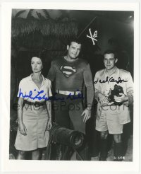 2j0171 ADVENTURES OF SUPERMAN signed 8x10 REPRO still 1950s by BOTH Noel Neill AND Jack Larson!