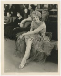 2j1736 ANITA PAGE 8x10 still 1928 sexy seated portrait showing her cool ankle watch!