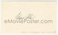 2j0080 ELEANOR HOLM signed 3x5 index card 1980s Jane in Tarzan's Revenge, includes REPRO photo!