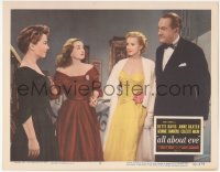 2j1374 ALL ABOUT EVE LC #3 1950 Marilyn Monroe shown with Bette Davis, Anne Baxter & George Sanders!