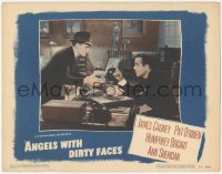 2j1377 ANGELS WITH DIRTY FACES LC #8 R1948 James Cagney pleads with Humphrey Bogart to lay off, rare!
