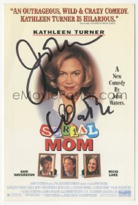 2j0054 JOHN WATERS signed screening pass 1994 his outrageous wild & crazy comedy Serial Mom!