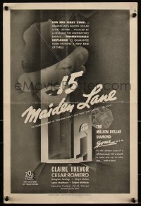 2j0636 15 MAIDEN LANE pressbook 1936 art of jewel thief Claire Trevor, Cesar Romero, ultra rare!