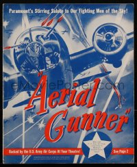 2j0641 AERIAL GUNNER pressbook 1943 Chester Morris, Richard Arlen, fighting men of the sky, rare!