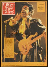 2k0083 SIGN 'O' THE TIMES East German 11x16 1988 rock and roll concert, image of Prince w/guitar!