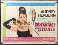 2k0760 BREAKFAST AT TIFFANY'S 1/2sh 1961 classic iconic McGinnis art of sexy elegant Audrey Hepburn!