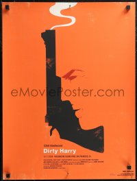 2k0013 DIRTY HARRY #194/300 18x24 art print 2010 Mondo, Alamo Drafthouse, Olly Moss, first edition!