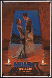 2k0047 MUMMY #301/400 24x36 art print 2012 Mondo, art by Laurent Durieux, first edition!