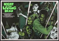 2k0048 NIGHT OF THE LIVING DEAD #82/200 25x35 art print 2010 Mondo, art by Florian Bertmer, 1st ed.!