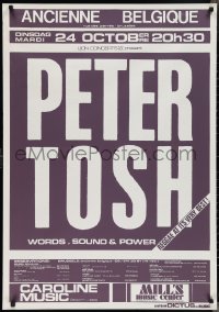 2k0082 PETER TOSH 28x39 Belgian music poster 1978 Tosh and Word, Sound & Power - European Tour!