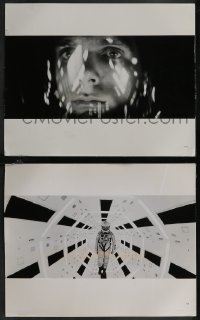 2p1585 2001: A SPACE ODYSSEY 2 deluxe 11x13.75 stills 1968 Keir Dullea close-up & walking in ship!