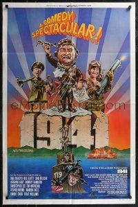 2p0657 1941 style F 1sh 1979 Spielberg, art of John Belushi, Dan Aykroyd & cast by Peter Green!