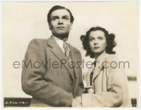 2p1786 21 DAYS TOGETHER 7.5x9.5 still 1940 close up of Vivien Leigh and Laurence Olivier!
