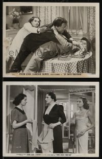 2p2068 21 DAYS TOGETHER 2 8x10 stills 1940 great images of Vivien Leigh and cast!