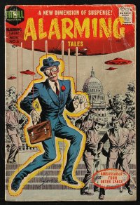 2p0501 ALARMING TALES #6 comic book November 1958 Ambassador From Outer Space, cover by John Severin!