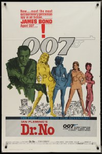2p0749 DR. NO 1sh 1963 Sean Connery is the most extraordinary gentleman spy, 1st James Bond!