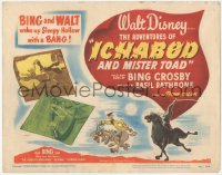 2p1092 ADVENTURES OF ICHABOD & MISTER TOAD TC 1949 BING and WALT wake up Sleepy Hollow with a BANG!