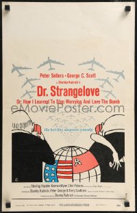 2p0040 DR. STRANGELOVE WC 1964 Stanley Kubrick classic, Peter Sellers, great Tomi Ungerer art!