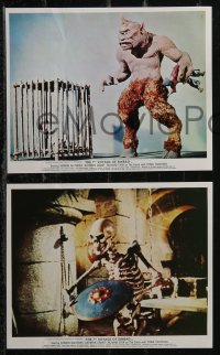2p1781 7th VOYAGE OF SINBAD 8 color English FOH LCs R1970s Kerwin Mathews, Harryhausen fantasy classic, different!