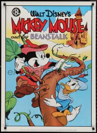 2r0063 MICKEY MOUSE & THE BEANSTALK 24x33 commercial poster 1986 great art of Disney's famous character!