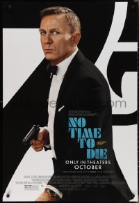 2r1079 NO TIME TO DIE IMAX advance DS 1sh 2021 Daniel Craig as James Bond 007 w/ gun!