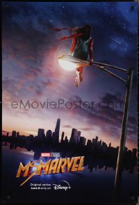 2r0042 MS. MARVEL DS tv poster 2022 Walt Disney Marvel comics, Iman Vellani overlooking city!