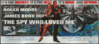 2s0010 SPY WHO LOVED ME 24sh 1977 Bob Peak art of Roger Moore as James Bond & Barbara Bach, rare!
