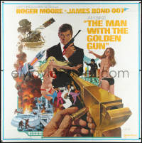 2s0012 MAN WITH THE GOLDEN GUN West Hemi 6sh 1974 Roger Moore as James Bond by Robert McGinnis!