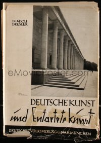 2s0074 DEUTSCHE KUNST UND ENTARTETE KUNST 5th edition German hardcover book 1938 w/dust jacket, rare!