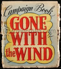 2s0036 GONE WITH THE WIND pressbook 1939 Clark Gable, Vivien Leigh, elaborate & incredibly rare!