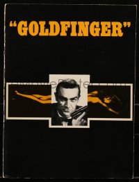 2s0078 GOLDFINGER souvenir program book 1964 great images of Sean Connery & sexy Bond Girls, rare!
