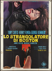 2t0051 BOSTON STRANGLER Italian 2p 1968 Tony Curtis, Henry Fonda, he killed thirteen girls!
