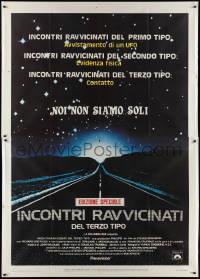 2t0057 CLOSE ENCOUNTERS OF THE THIRD KIND Italian 2p 1978 Steven Spielberg sci-fi classic!