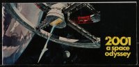 2t0029 2001: A SPACE ODYSSEY souvenir program book 1968 Stanley Kubrick, Bob McCall cover art!