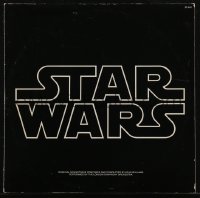 2t0003 STAR WARS soundtrack record 1977 two records of John Williams music PLUS 22x33 Berkey poster!