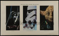 2t0023 STAR WARS TRILOGY 11x18 video poster 1995 Lucas, Empire Strikes Back, Return of the Jedi!