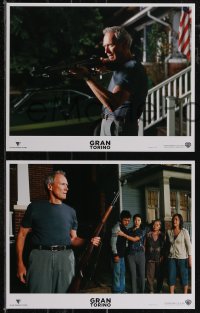 2t1363 GRAN TORINO 10 LCs 2009 great images of angry Clint Eastwood, Bee Vang!