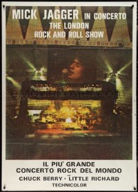 2y0030 LONDON ROCK & ROLL SHOW Italian 1p 1976 Mick Jagger, Chuck Berry, very different!