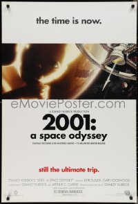 2z0843 2001: A SPACE ODYSSEY DS 1sh R2000 Stanley Kubrick, star child & art of space wheel!