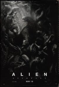 2z0849 ALIEN COVENANT style C teaser DS 1sh 2017 Ridley Scott, Fassbender, incredible sci-fi image!