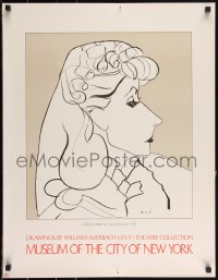 2z0085 DRAWINGS BY WILLIAM AUERBACH-LEVY 22x28 museum/art exhibition 1977 Anna Karenina!