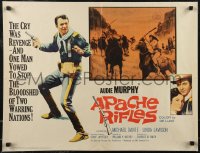 2z0807 APACHE RIFLES 1/2sh 1964 Audie Murphy vowed to stop the bloodshed of two warring nations!