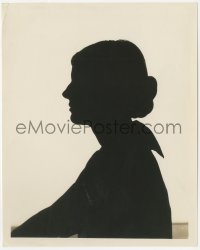 3b0838 ANN HARDING 8x10 still 1930s wonerful silhouette profile shows her Grecian beauty!