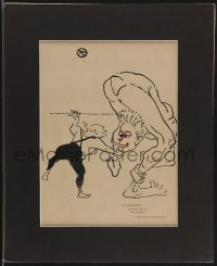 3b0022 HENRI DE TOULOUSE-LAUTREC matted French magazine page 1895 Aux Folies-Bergere: Brothers Marco
